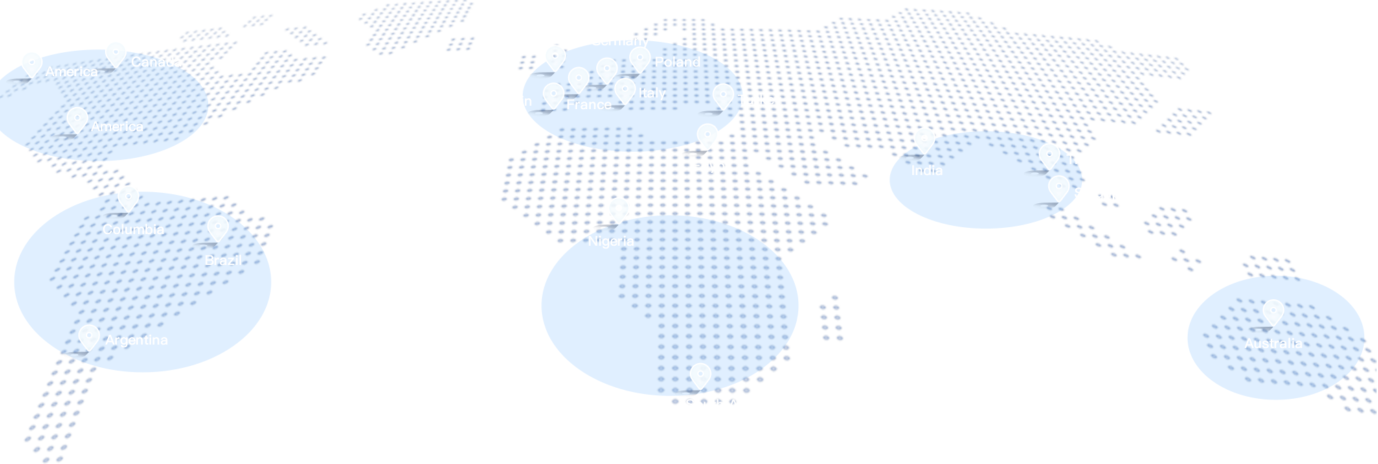 Overseas import and export distribution centers